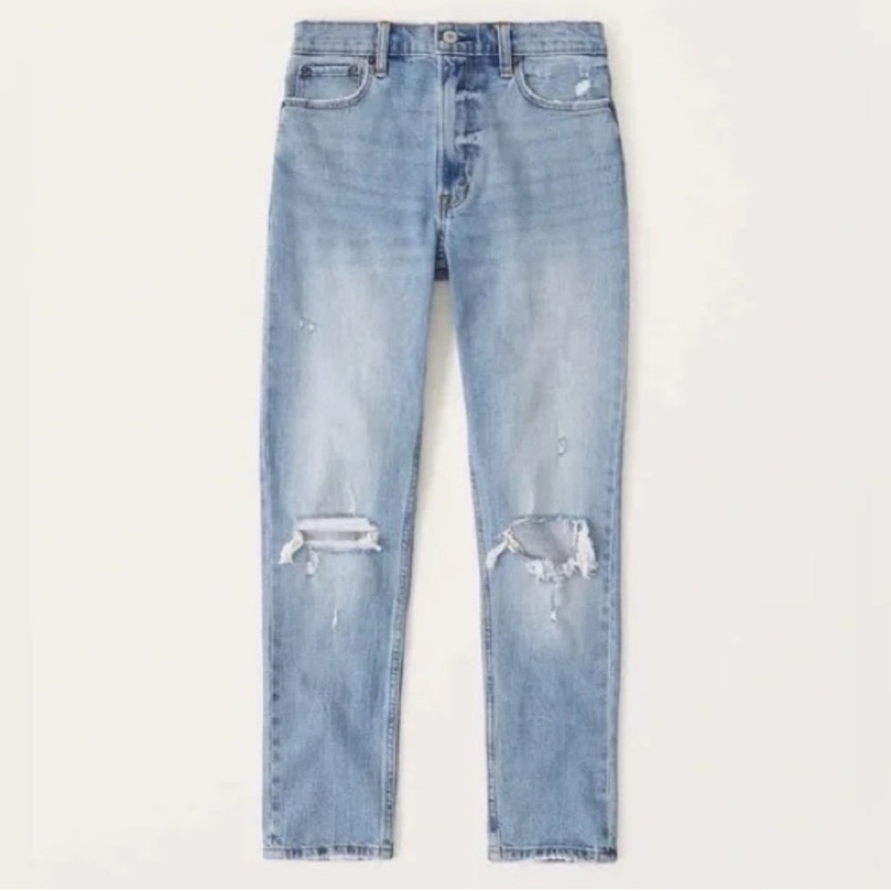 Abercrombie & Fitch Light Blue High Rise Women Jeans